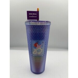 STARBUCKS x Sofie Birkin Baby Cupid Rainbow Pride Studded Venti Tumbler NEW